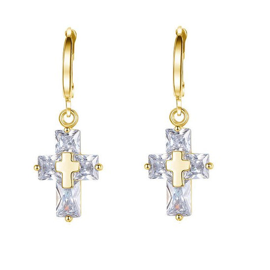 Lumici® | Holy Cross Earrings