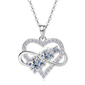 Infinity Heart Moissanite Ketting