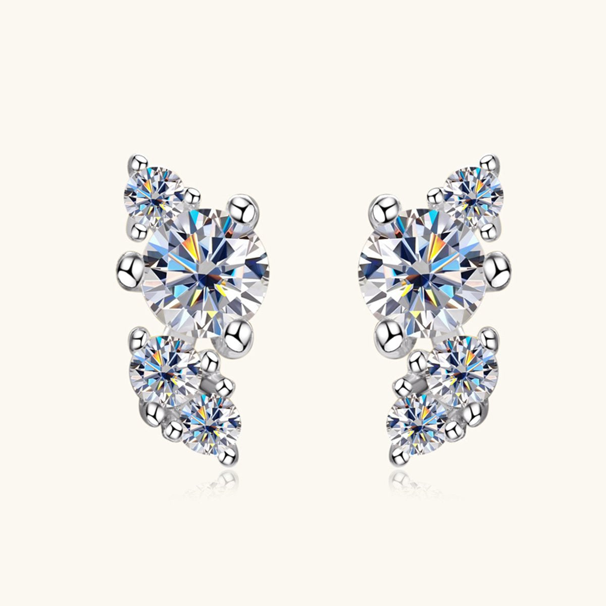 Celeste Spark Moissanite Oorbellen