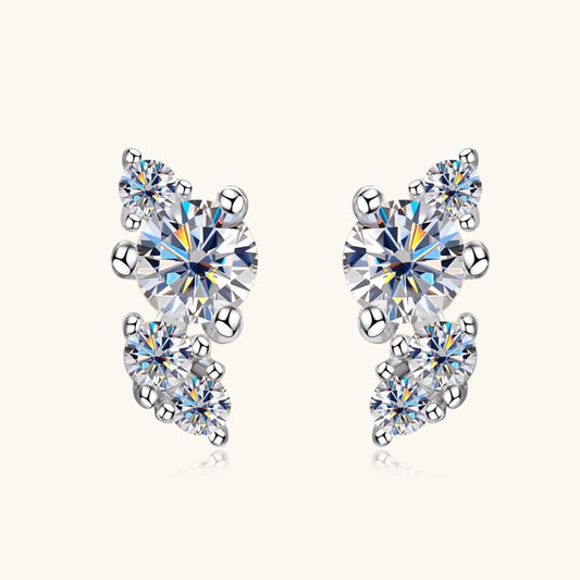 Celeste Spark Moissanite Oorbellen