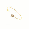 Lumici Open Armband met Hart - Goud - 17 cm