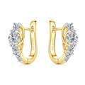 Lumici® Exclusive | Moissanite Halo Stud Oorbellen - 1.44 CT