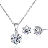 Lumici® | Icey Drip Necklace + Zirkonia Studs