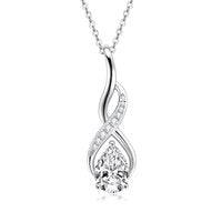 Imperial Oval Moissanite Ketting