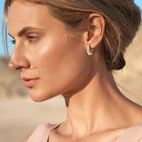 Royal Bloom Moissanite Oorbellen