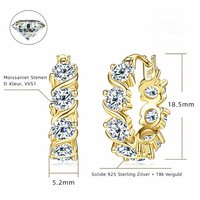 Royal Bloom Moissanite Oorbellen