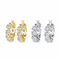Royal Bloom Moissanite Oorbellen