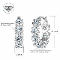 Royal Bloom Moissanite Oorbellen