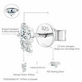 Celeste Spark Moissanite Oorbellen