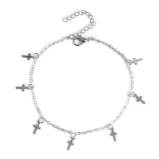 Lumici® | Jezus Ketting v2 - Jesus Necklace v2 - Kruis v2 - God - Geloof - Gelovig - Jezus Christus - Oneindig - De Heer - The Lord - Jezus - Cadeau Voor Vrouwen - Moederdag Cadeau - Valentijn - Liefde - Verrassing - Goud & Zilver