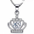 Lumici® | Crystal Heart Crown Necklace
