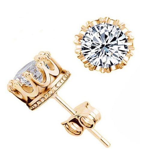 Lumici® | Royal Crown Zirkonia Earrings
