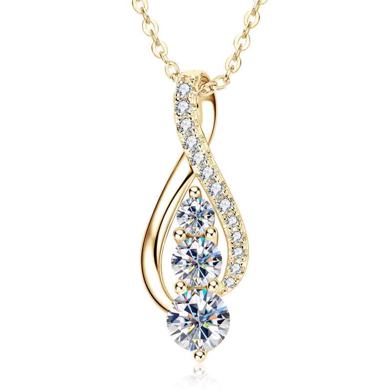 Lumici® Exclusive | Lucky 8 Moissanite Ketting - 1.01 CTW