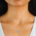 Lumici® Exclusive | Sacred Cross Moissanite Ketting - 2.20 Carat Totaal