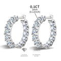 Lumici® Exclusive | Royal Eternity Moissanite Hoops - 2.60 Carat Totaal