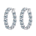 Lumici® Exclusive | Royal Eternity Moissanite Hoops - 2.60 Carat Totaal