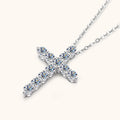 Lumici® Exclusive | Sacred Cross Moissanite Ketting - 2.20 Carat Totaal