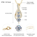 Lumici® Exclusive | Lucky 8 Moissanite Ketting - 1.01 CTW
