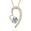 Brilliant Love Heart Moissanite Ketting