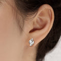 Moissanite Solitaire Stud Oorbellen