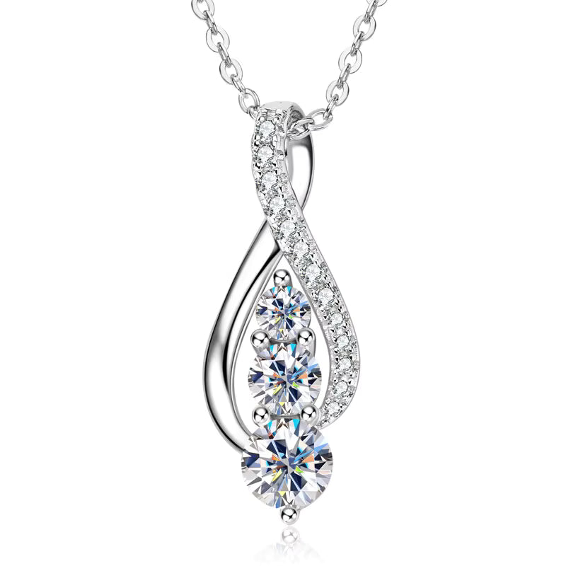 Lumici® Exclusive | Lucky 8 Moissanite Ketting - 1.01 CTW