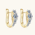 Lumici® Exclusive | Moissanite Halo Stud Oorbellen - 1.44 CT