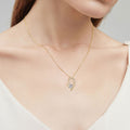 Brilliant Love Heart Moissanite Ketting