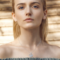 Infinity Heart Moissanite Ketting